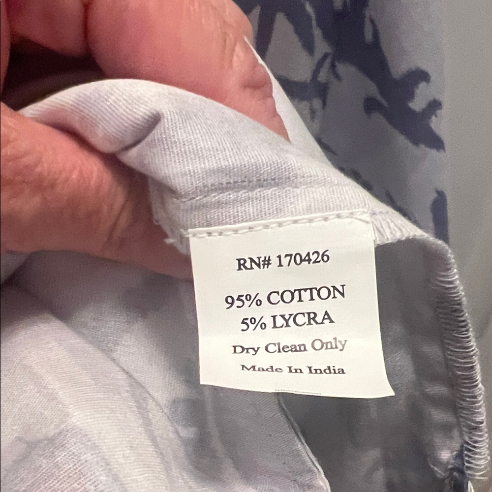 SHERIDAN FRENCH Rhodes Dress Denim Floral Ikat - Picture 5 of 6